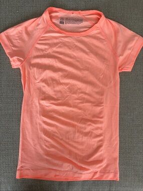 Victoria’s Secret VSX SPORT Neon Coral Short Sleeve Active Tee